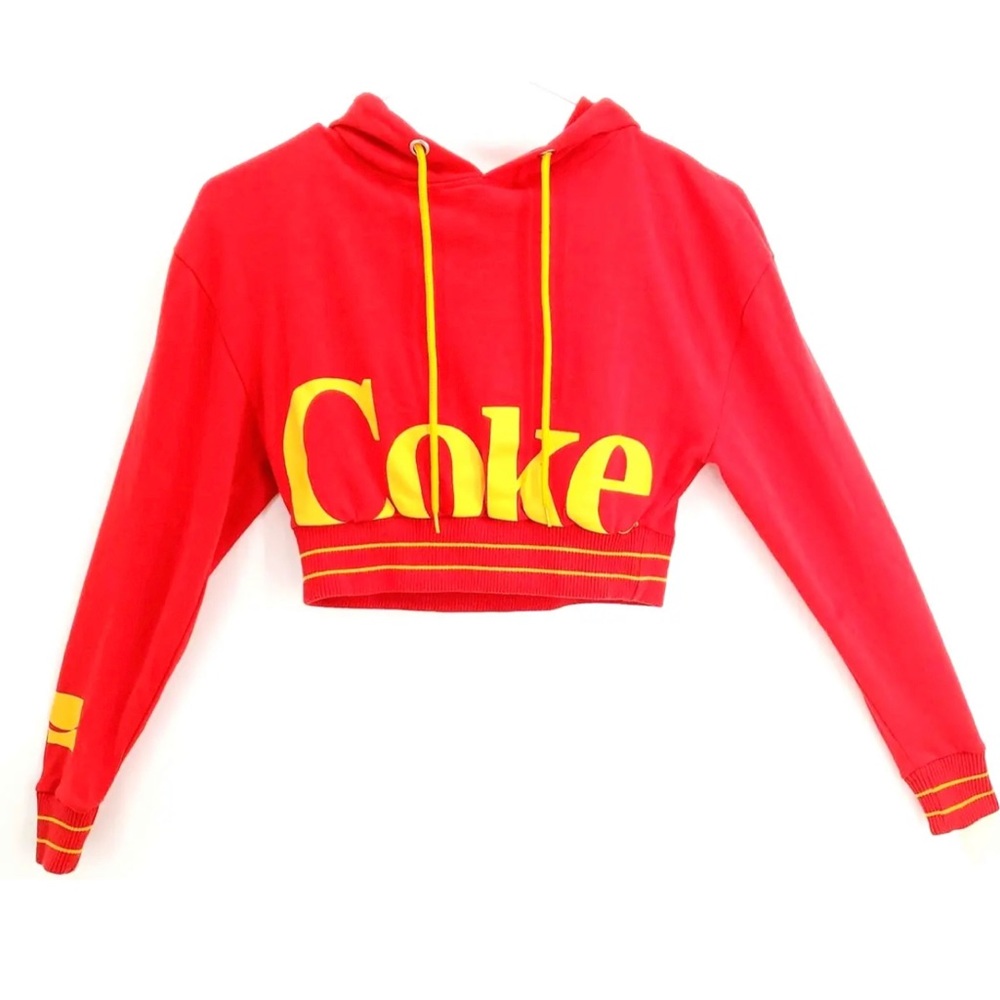 Coca-Cola cropped hoodie
